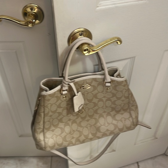 Coach Signature Margot Carryall Satchel Excellent Condition